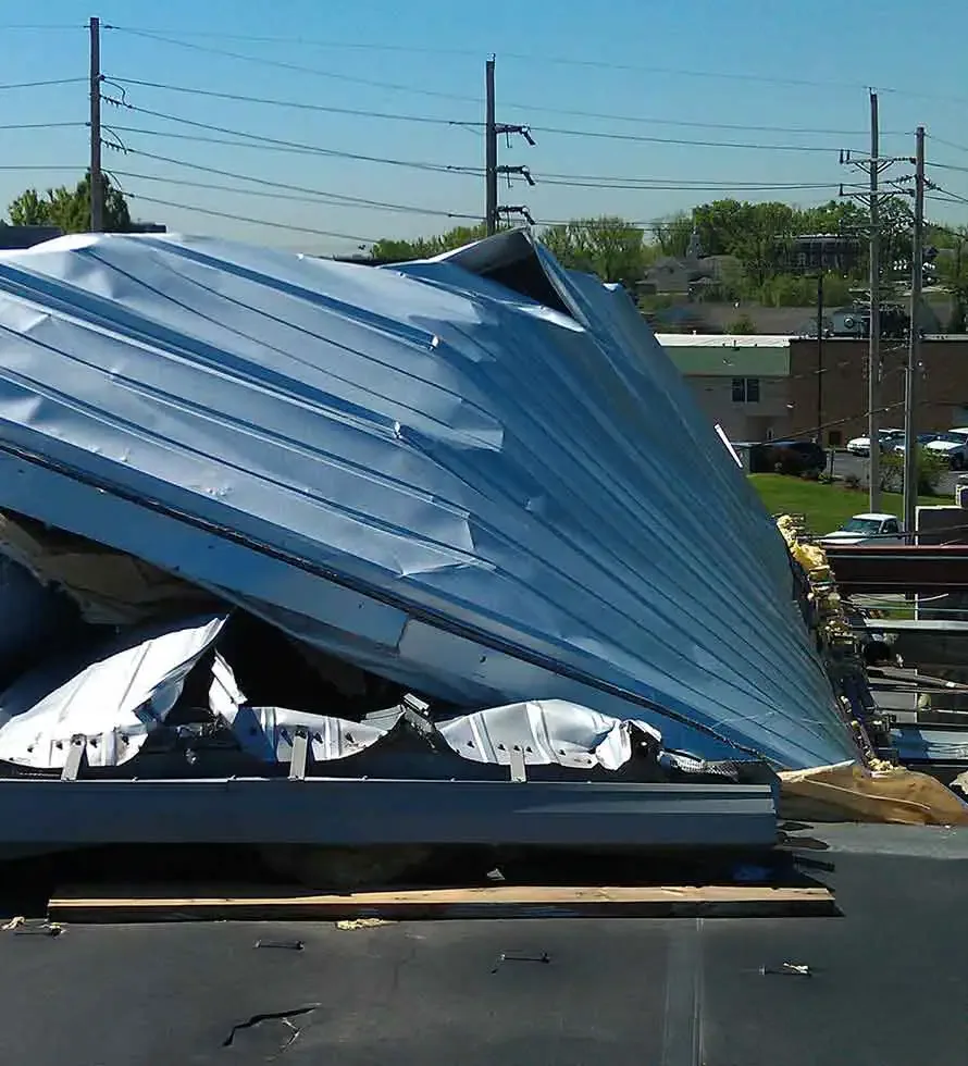 Wind Damage Roof Repair in Aurora, IL