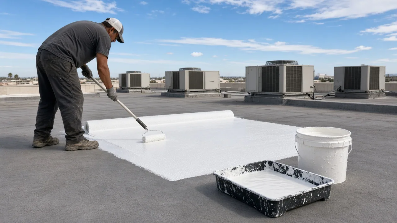 Commercial Roof Coating Restoration in Aurora, IL